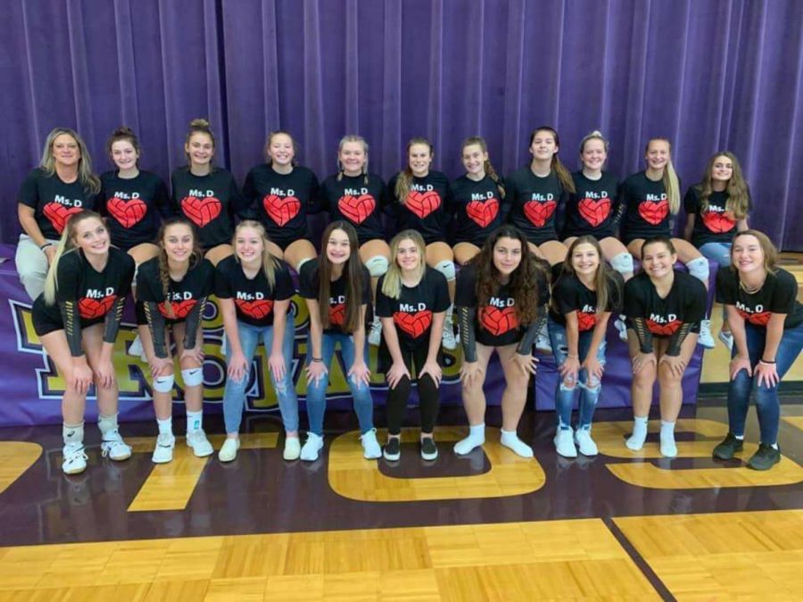 Which witch is which? Students and staff were seeing much more than double on Wednesday. For twin day, the entire volleyball team wore matching shirts in honor of former friend and educator, AshLee DeMarinis.