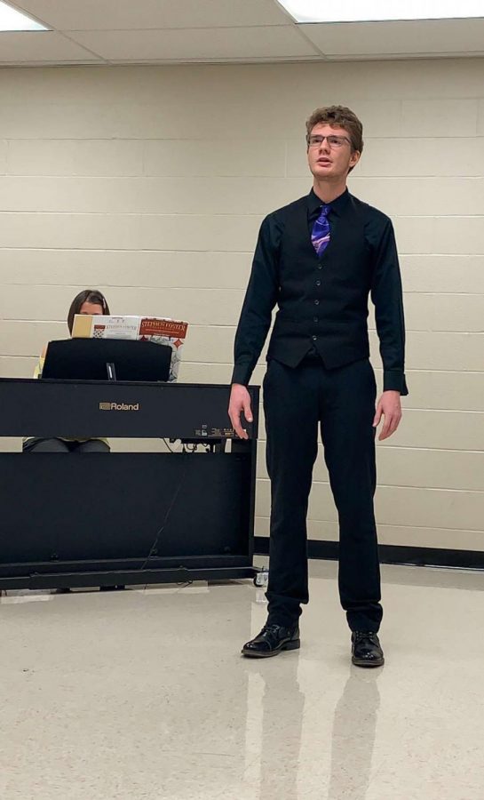 Chase Glore Auditions for All-District and All-State Choir