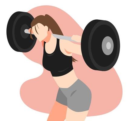 Women weightlifting