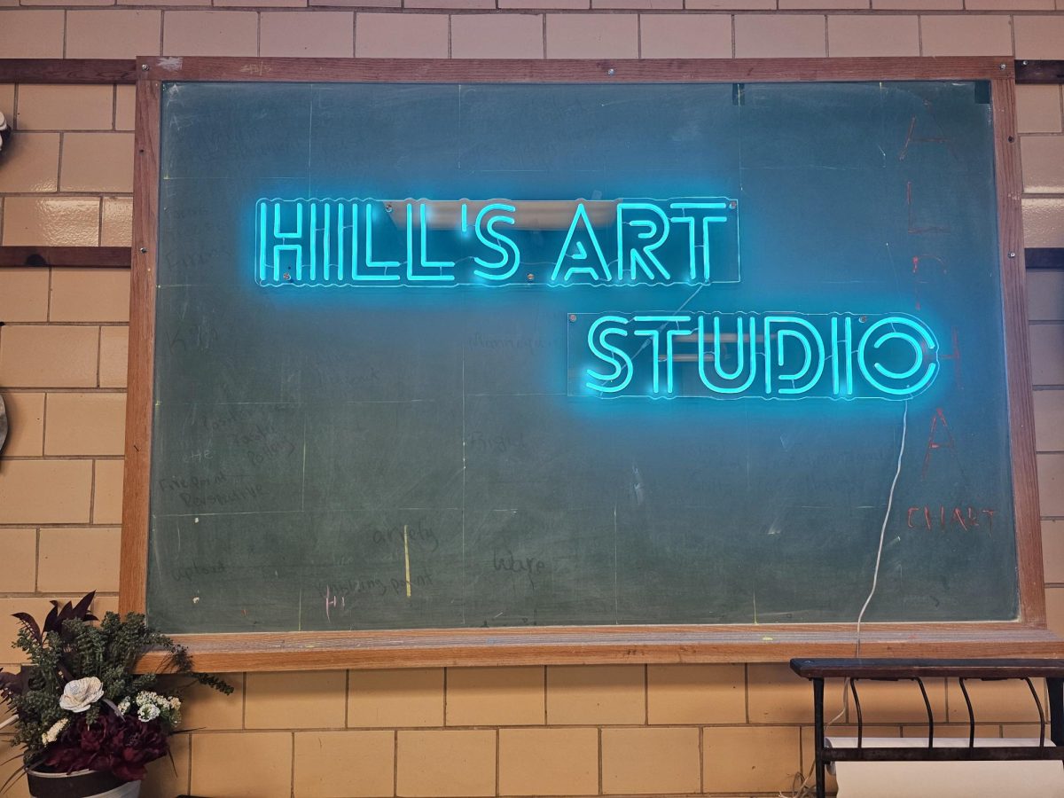 Sign for Mrs. Hills Art Studio