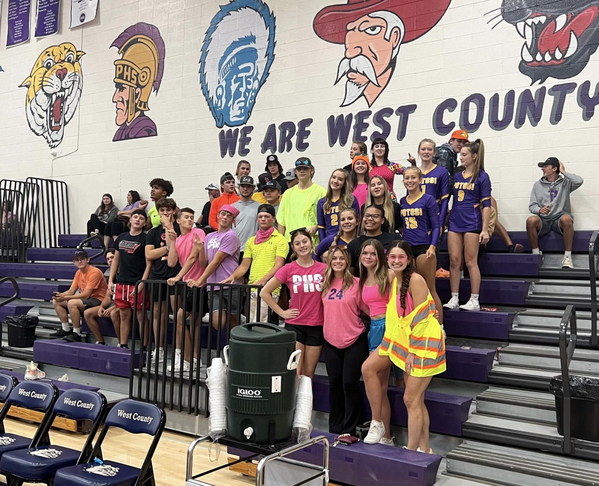 Potosi High School pep squad continues to grow and show their support towards each fall sport