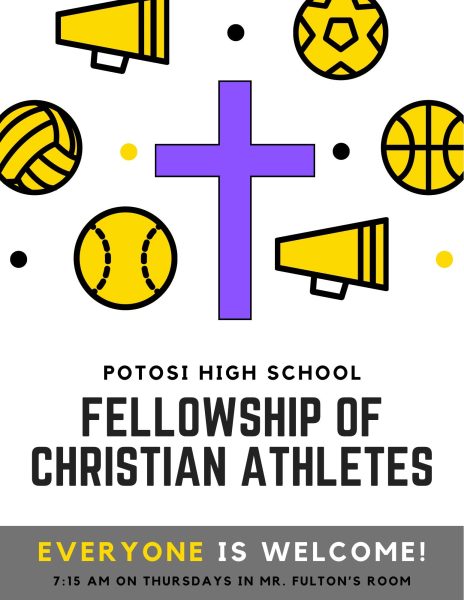 Athletes come together before school to share their faith and listen to a short message
