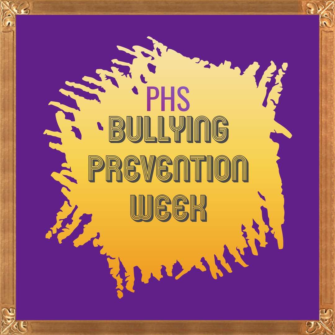 A poster for Bullying Prevention Week