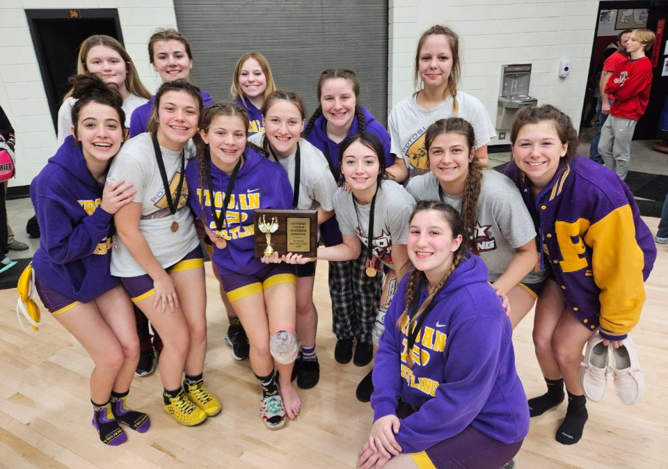 PHS Girls wrestling team takes home first at Conference