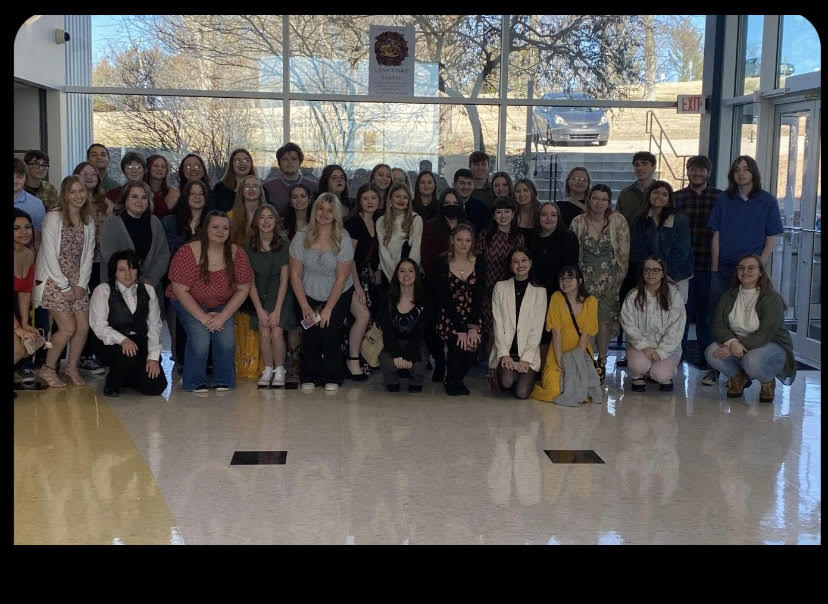 PHS theater students watch Beauty and the Beast at East Central College