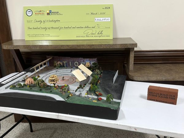 Model of the upcoming Washington County Amphitheater. 