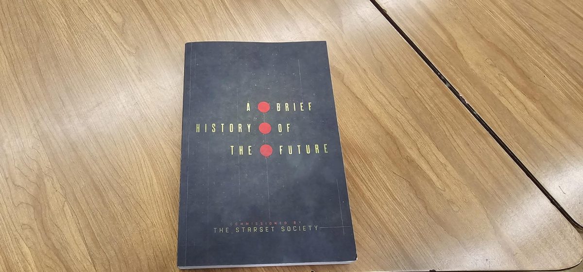 The front cover of A Brief History of the Future, designed by Lance Buckley.