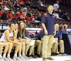 Coach Mapes giving it his all on the court
