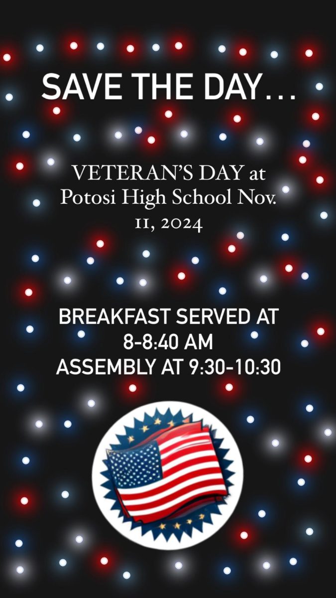 Veteran’s Day is celebrated at Potosi High on Nov. 11, 2024