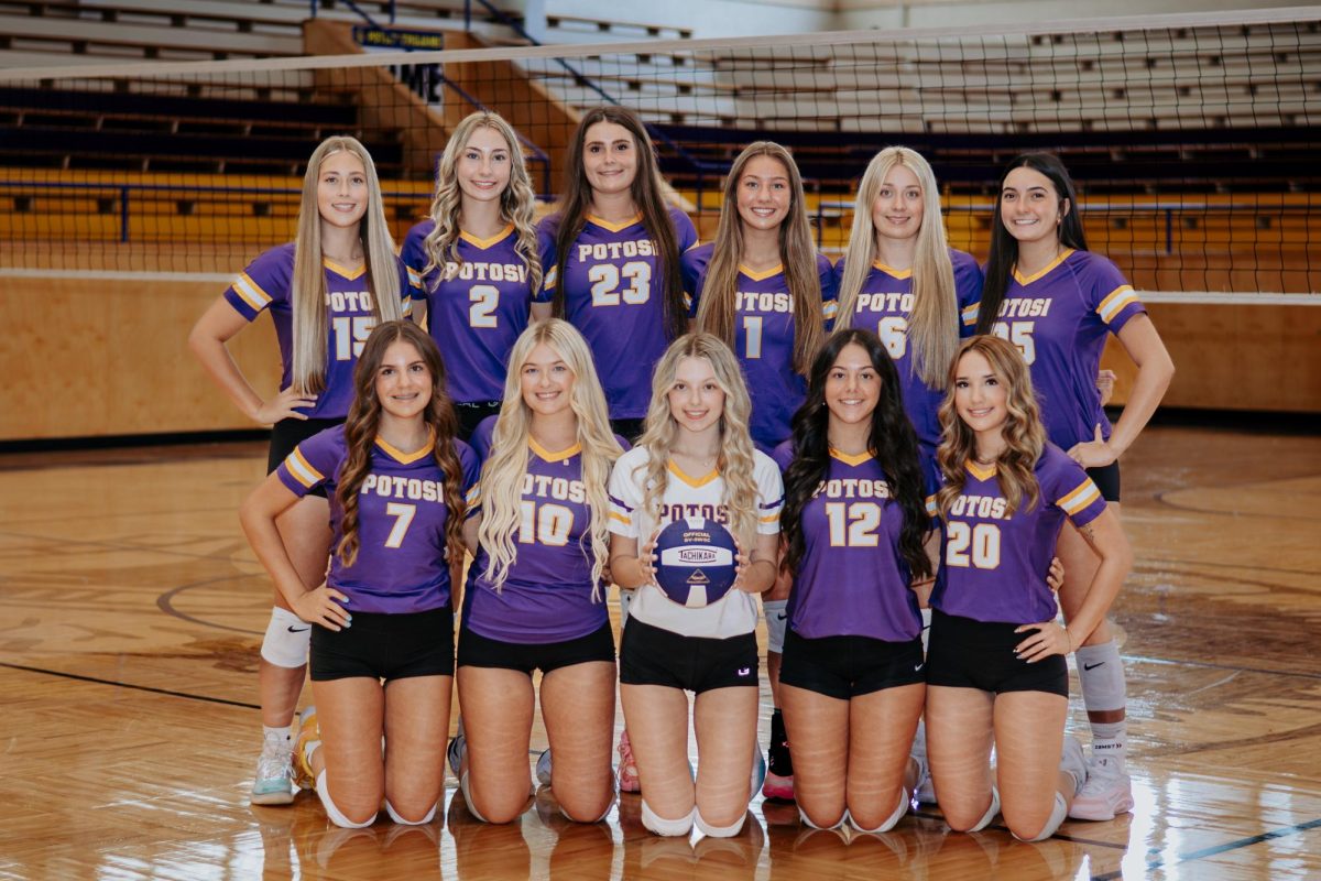 The Potosi Trojan varsity volleyball team has very high expectations for the 2025-2026 season.