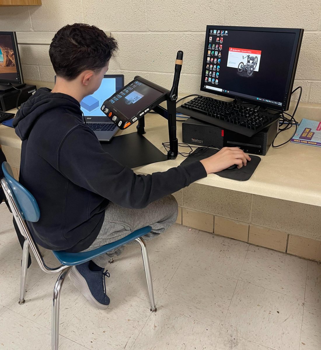 Beyond sight: The high school experience of a blind student